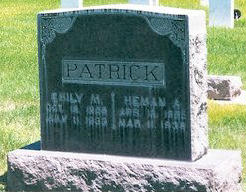 PATRICK Heman Alexander 1858--1938 grave.jpg